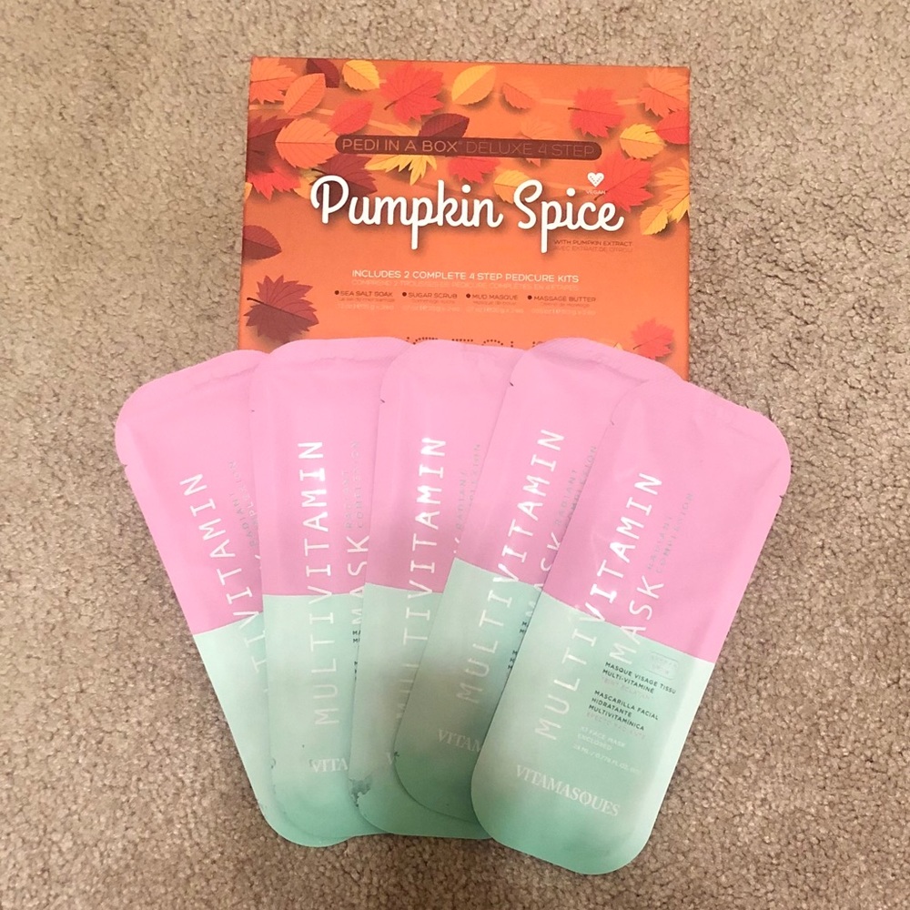 New Pedicure Kit and 5 x Face Masks